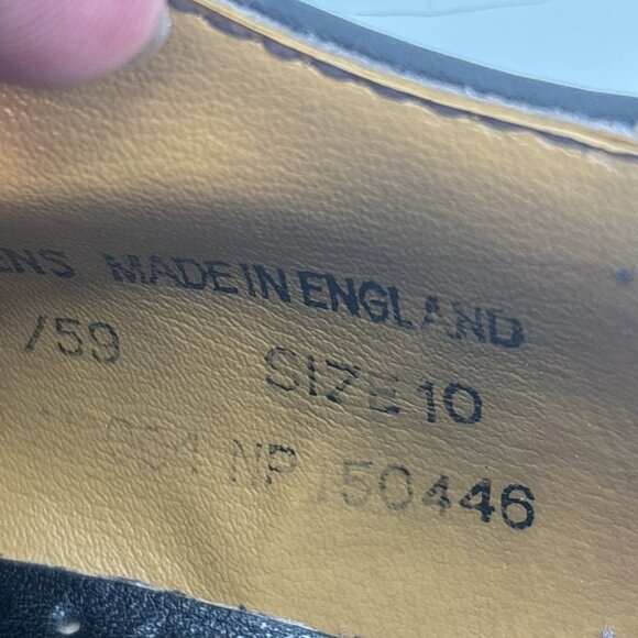 Dr Martens 1A89 Black Derby Lace Up Shoes Size 10 - Picture 11 of 16